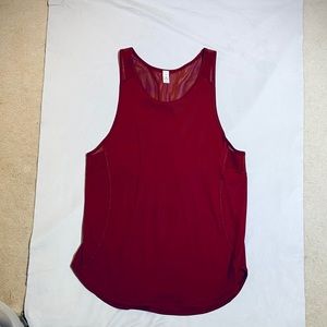 Lululemon Sculpt Burgundy Tank